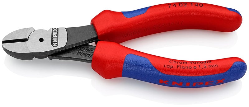KNIPEX مقصات كنيبكس 74 02 140 ذات الرافعة العالية لتوفير الطاقة 20 مم، 140 - Image 1