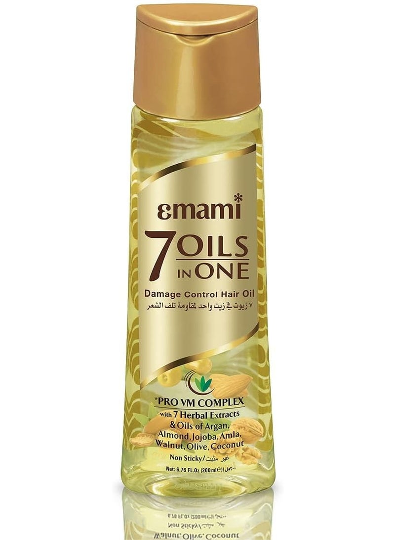 Emami 7 oils in one damage control hair oil, 100ml - Image 1