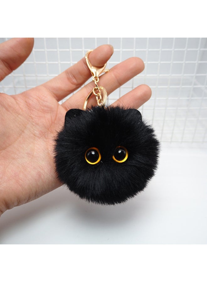 Cute Plush Cat Keychain Cartoon Doll Toy Pendant Keyring For Women Girls Bag Ornament Car Key Chain Children Gifts Accessories-Color:A2 - Image 1