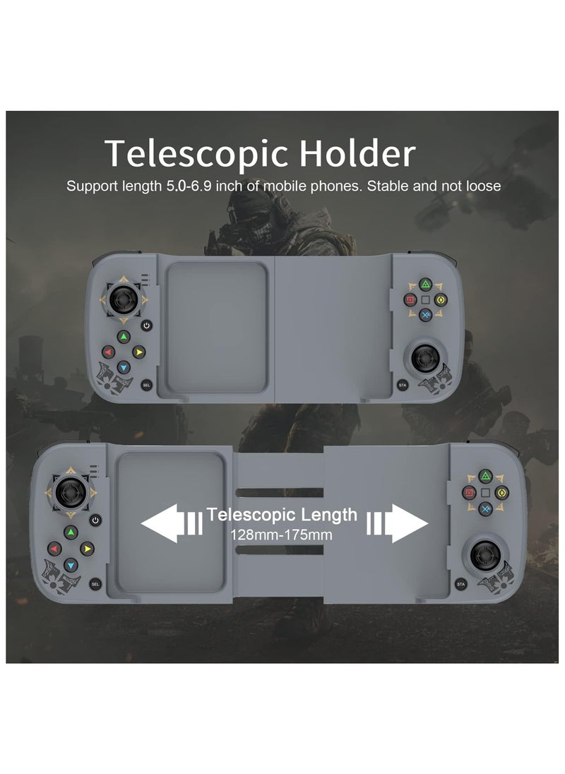 ماركة غير محددة Megadream Mobile Game Controller Gamepad for iPhone iOS Android PC: Works with iPhone 15/14/13/12/11/X, iPad, Samsung Galaxy, TCL, Tablet, Call of Duty, Minecraft - Directly Play  - Image 3