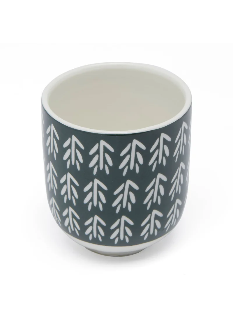 Simply Kitchen Floral Mm Reverse Kori Jhallar Ceramic Cup