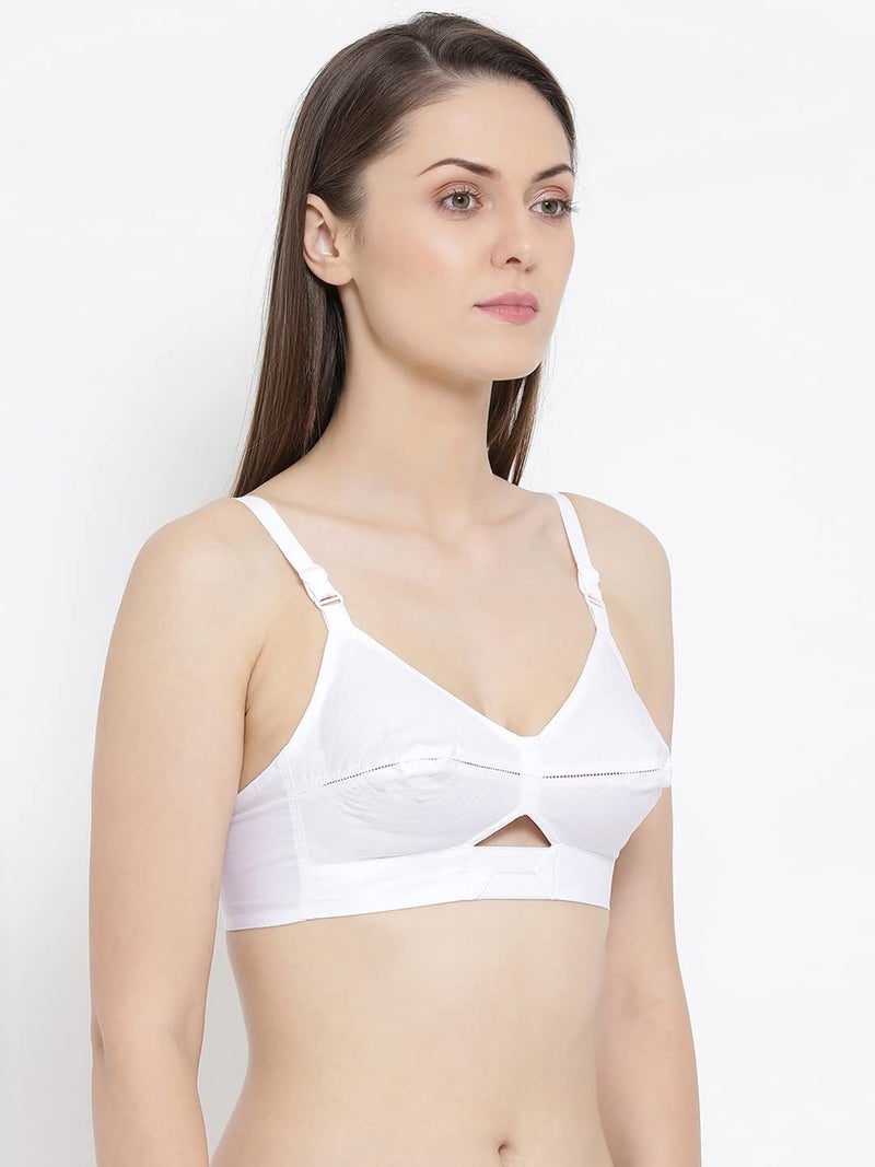 Rupa Softline Women's Cotton Wire Free Modern Non-Padded Bra (Pack of 6) (CHANDERKIRAN_White_40) - Image 2