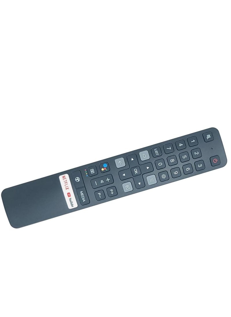 Replacement Voice Remote for TCL Android TV – Universal Smart Remote Control with Voice Search – Compatible with TCL Android TV Models – Easy Pairing, Hands-Free Voice Commands, Quick Setup, Long Battery Life, Comfortable Ergonomic Design for Seamless TV Control