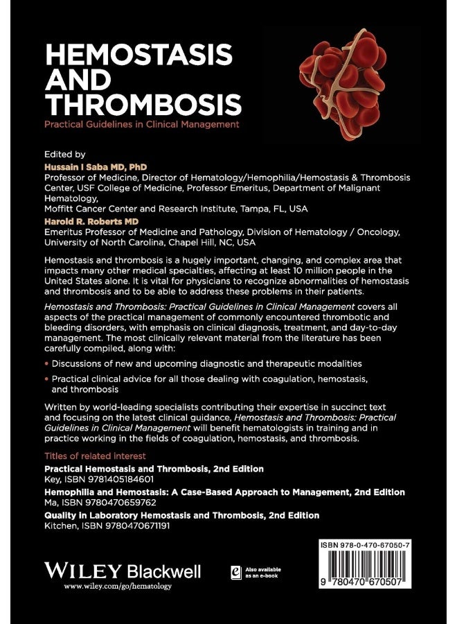 Hemostasis and Thrombosis: Practical Guidelines in Clinical Management  - Image 2