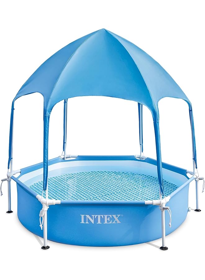 INTEX 28209Ep Canopy Metal Frame Above Ground Swimming Pool 6Ft - Image 1