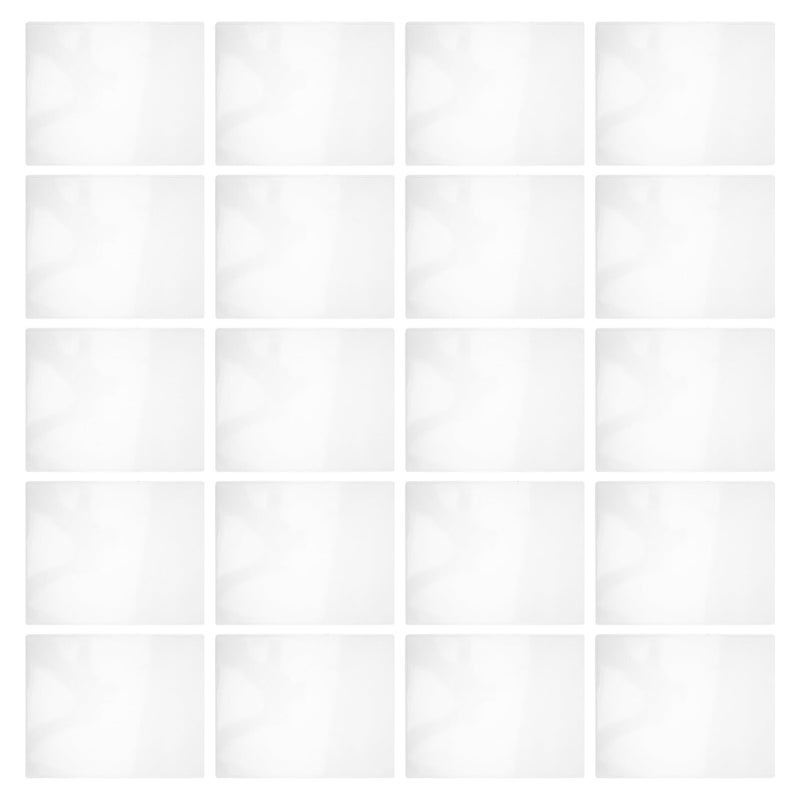 Tofficu 20 Pieces 8.5 X 11 Inch Rigid PVC Card Holders Photo And Document Sleeves Protective Plastic Sheet Covers For Office And Home Use - Image 2