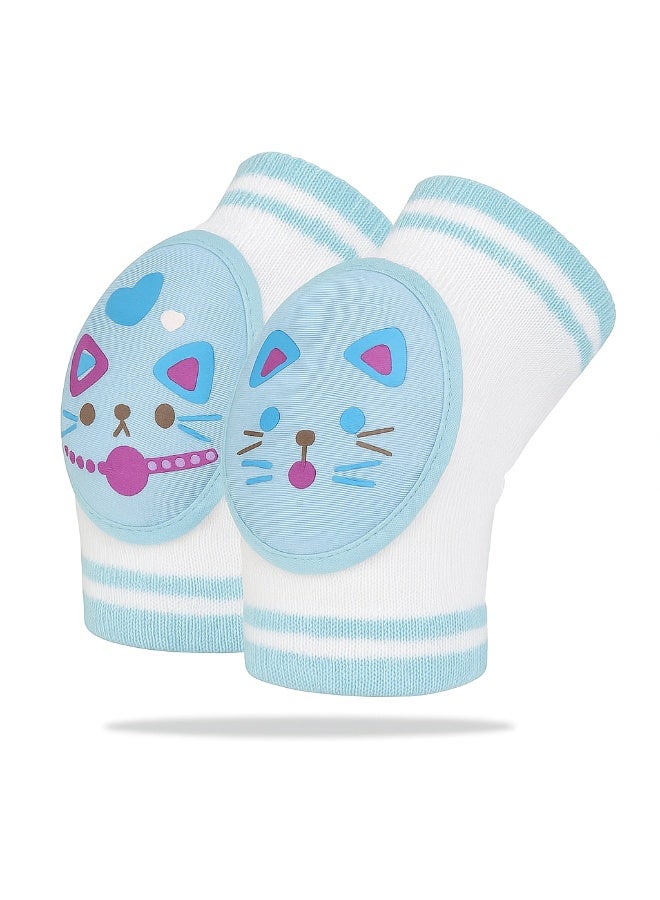 Cute Cat Design Baby Crawling Knee Pads - Soft & Protective - Image 2