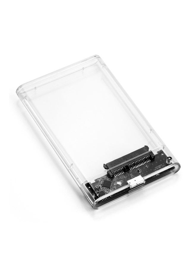 صندوق شفاف للقرص الصلب المحمول USB3.0 2.5 بوصة صندوق القرص الصلب SSD الميكانيكي الصلب تم تغييره إلى قرص قارئ - اللون: شفاف 3.1 - Image 4
