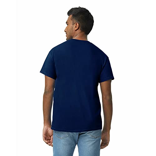 Gildan mens Heavy Cotton T-shirt, Style G5000, Multipack Shirt, Navy (2-pack), XX-Large US - Image 3