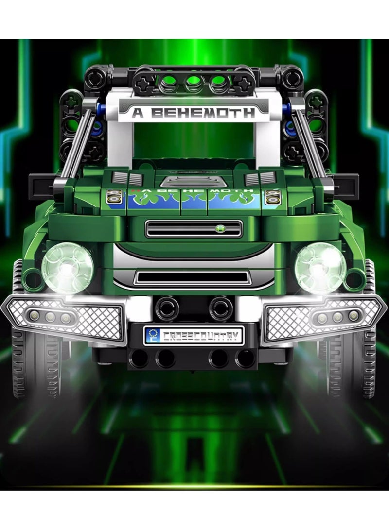 ZedPlay 304 Pcs Remote Control Building Block Race Car Kit R/C High-Speed Sports Car Construction Toy 2.4 GHz Control STEM Educational Hobby Model Set for Kids,Teens & Adults - Image 3