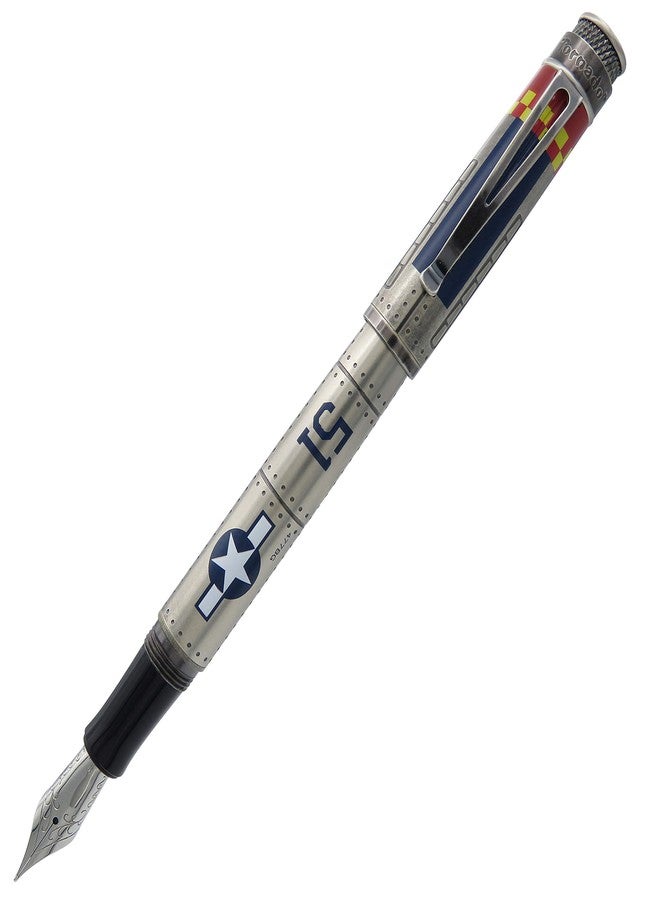 Retro 51 Tornado Fountain Pen - P-51 Mustang Edition, Jowo #6 Nib - Image 1