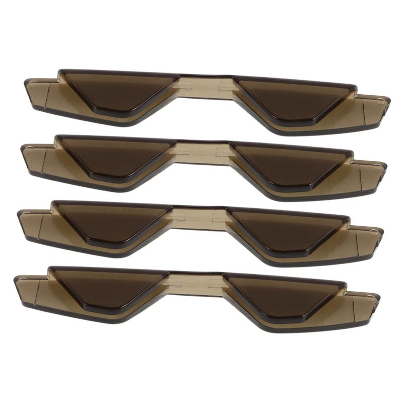4pcs Car Door Edge Protectors Sleek Collision Strips For Vehicles Easy Peel Stick Installation Elegant Design For Door Edges And Mirrors Bumper Black - Image 2