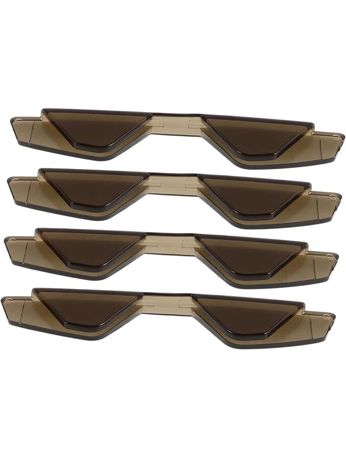 4pcs Car Door Edge Protectors Sleek Collision Strips For Vehicles Easy Peel Stick Installation Elegant Design For Door Edges And Mirrors Bumper Black - Image 1