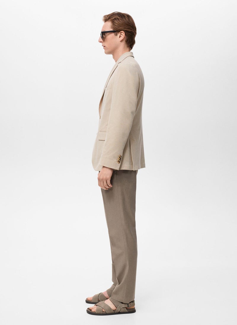 Mango Man Verner Slim-Fit Suit Jacket  - Image 3