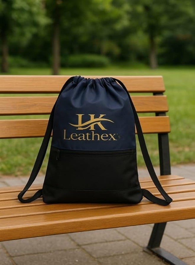 Unisex Drawstring Backpack With ZIpper Pocket | Casual Use Backpack | Gym | Yoga | Swimming Bag | Lightweight Bag | Easy to Carry | Style Fashion For Girls And Boys - Image 3