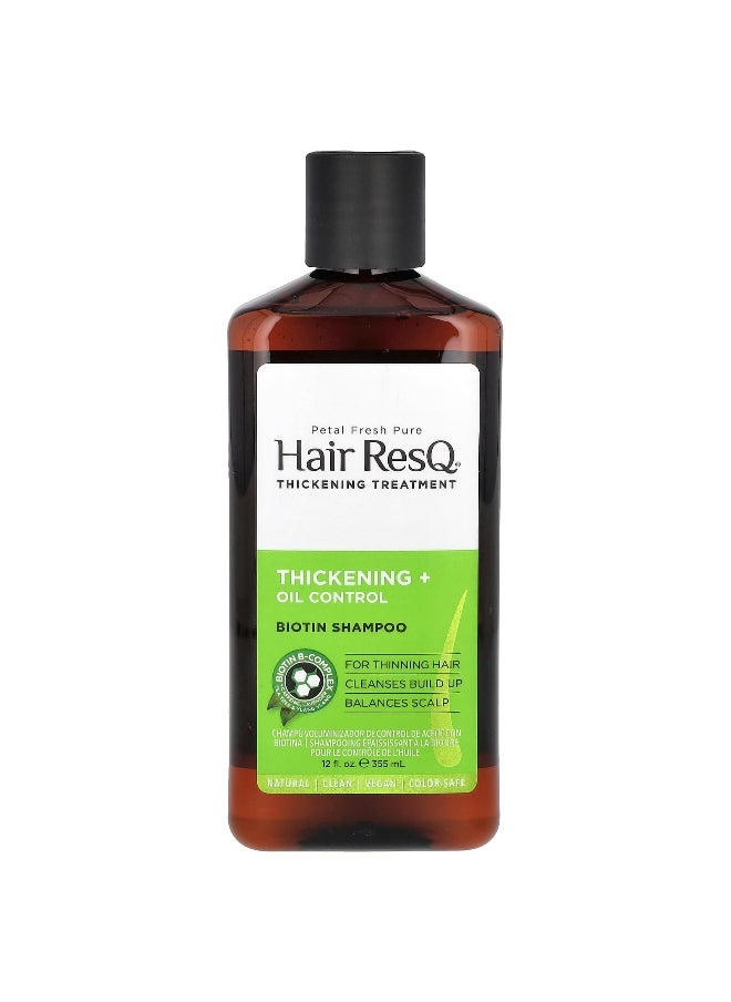 Petal fresh - Petal Fresh, Hair ResQ®, Biotin Shampoo, Thickening +  Oil Control, 12 fl oz (355 ml) - Image 1