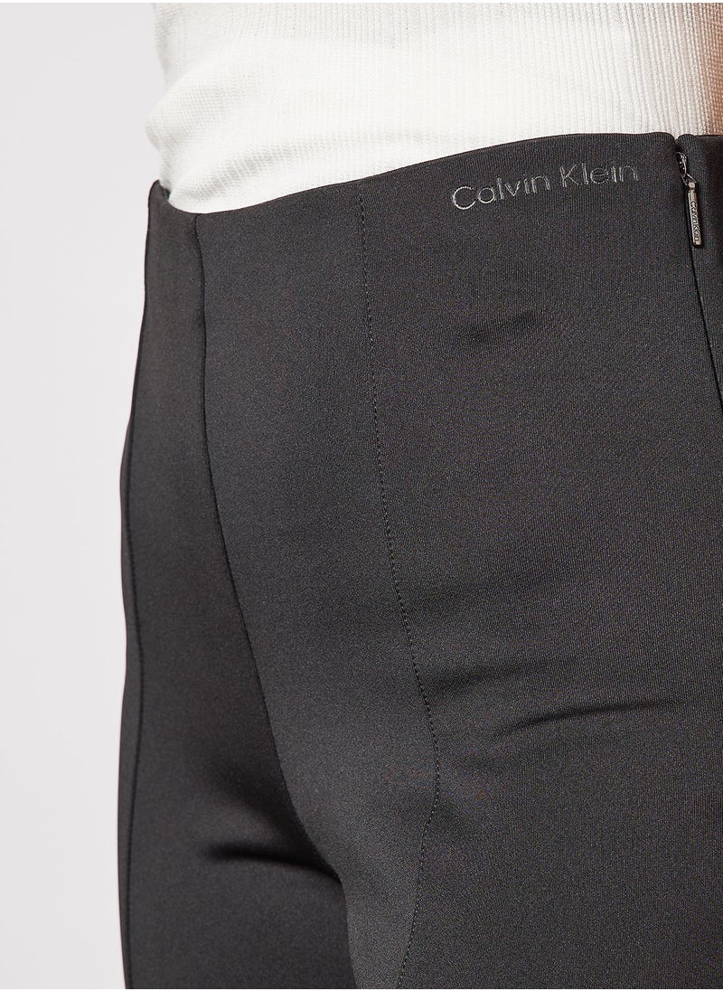 CALVIN KLEIN - Technical Knit Skinny Leggings - Image 1