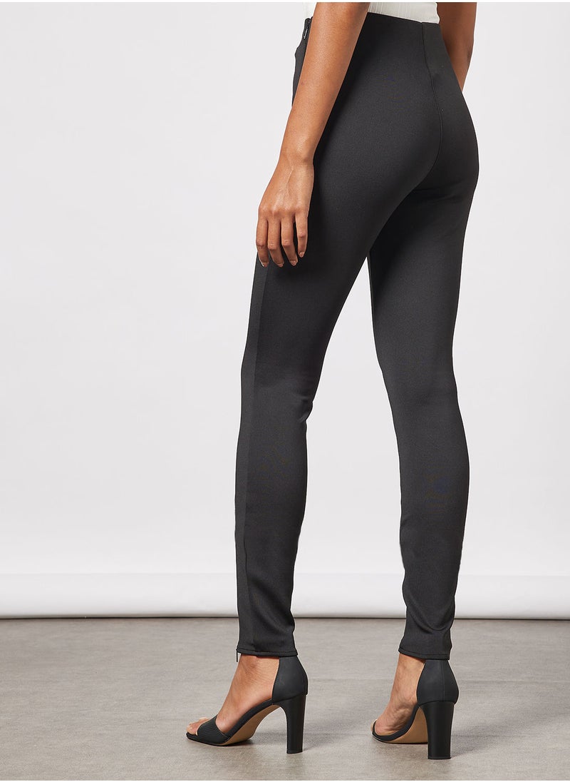 CALVIN KLEIN - Technical Knit Skinny Leggings - Image 1