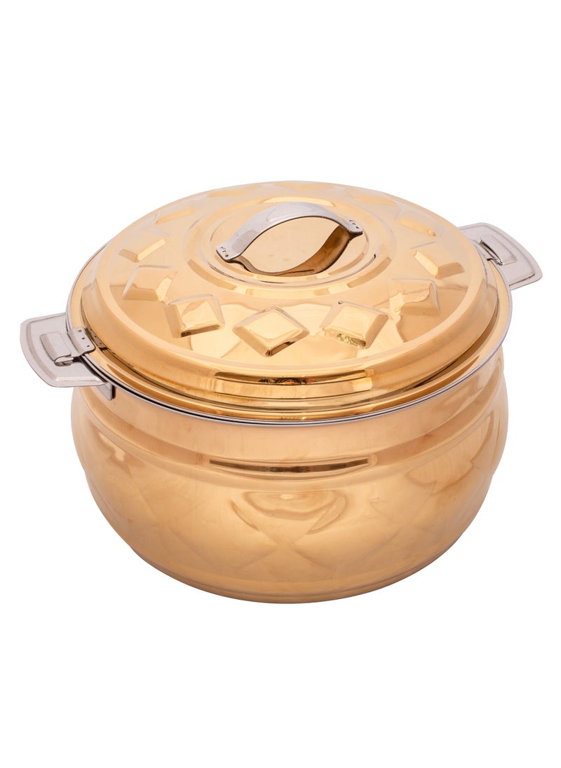 ZOLTEN Stainless Steel New Diamond Hotpot 1.5 Liters Gold Colour  - Image 1