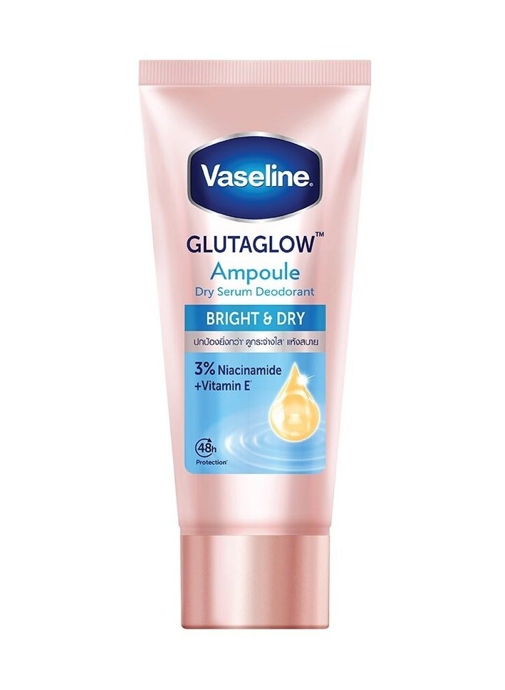 Vaseline GLUTAGLOW Ampoule Dry Serum Deodorant 3% Niacinamide+Vitamin E