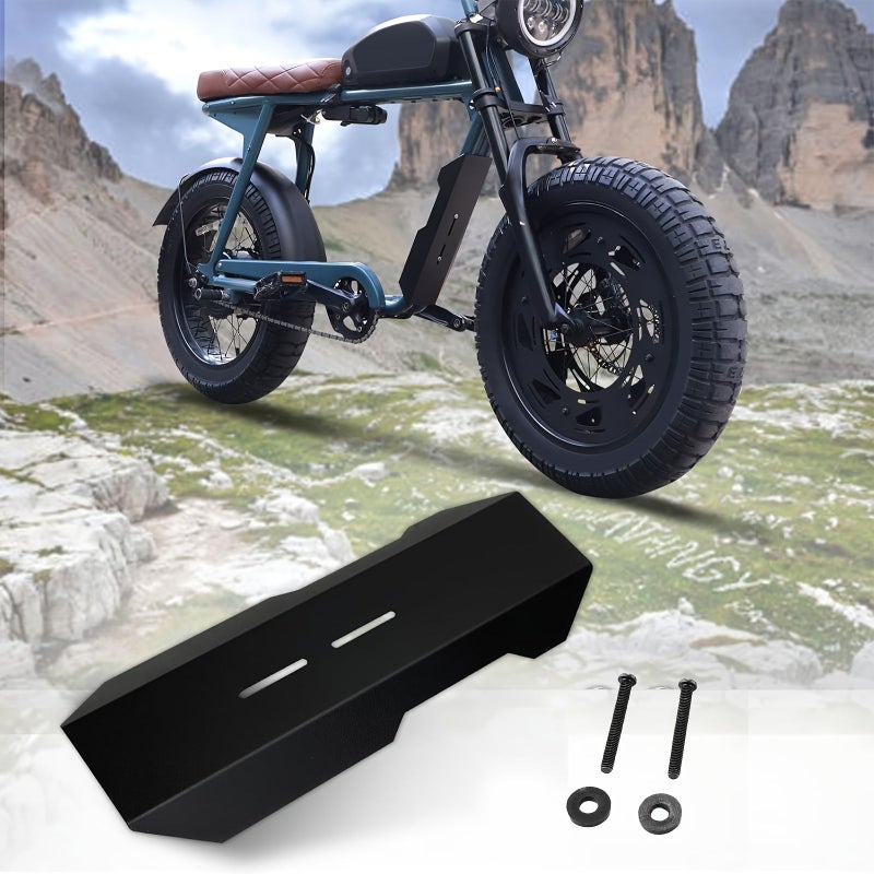 Electric Dirt Bike Mudguard Middle Fender For Super 73 ZX RX S1 S2 Z1 Thickened Center Fender Black - Image 1