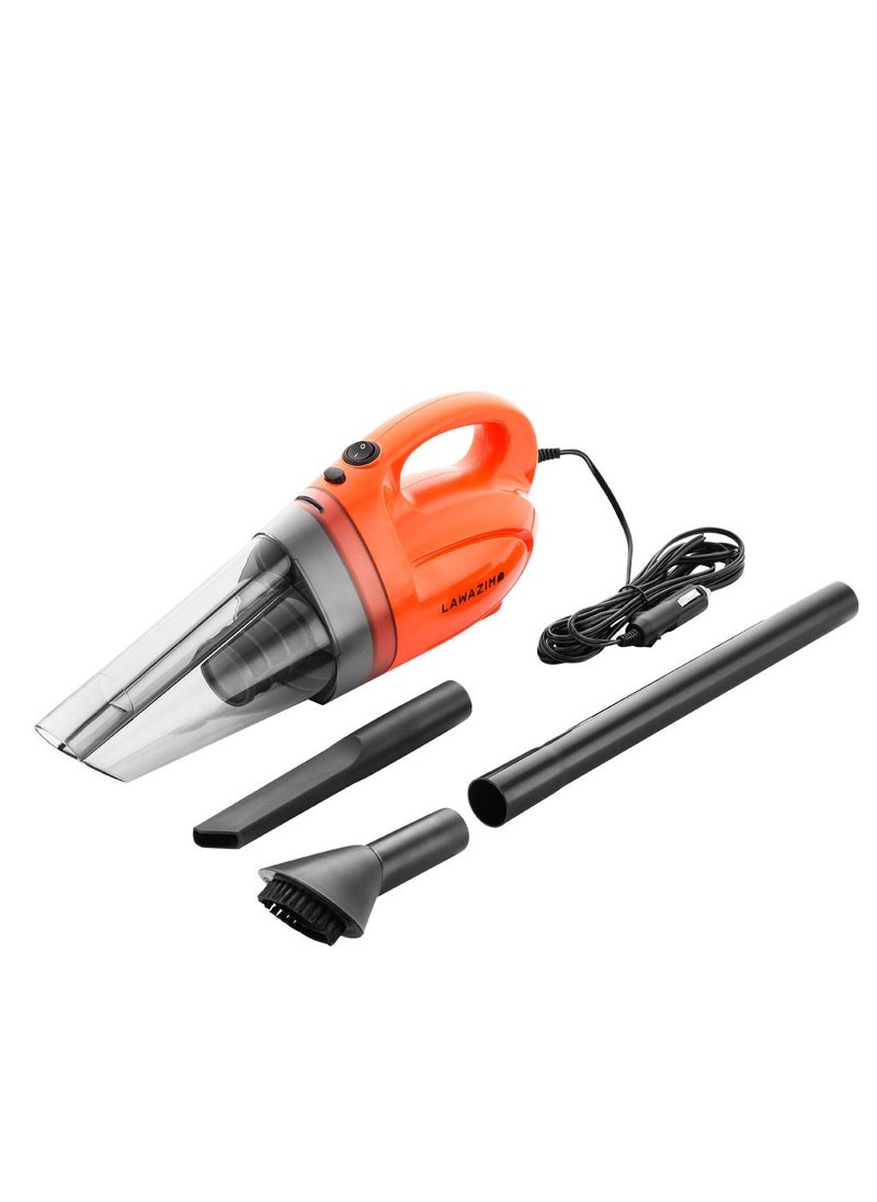 LAWAZIM - Corded Car Vacuum Cleaner - 12V DC - Compact Handheld Auto Vacuum with 150W Motor, 3.5-4kPa Suction, Pro Cyclone System, Washable Filter - Ideal for Car Interiors, Seats, Floors, and Tight Spaces. - Image 1