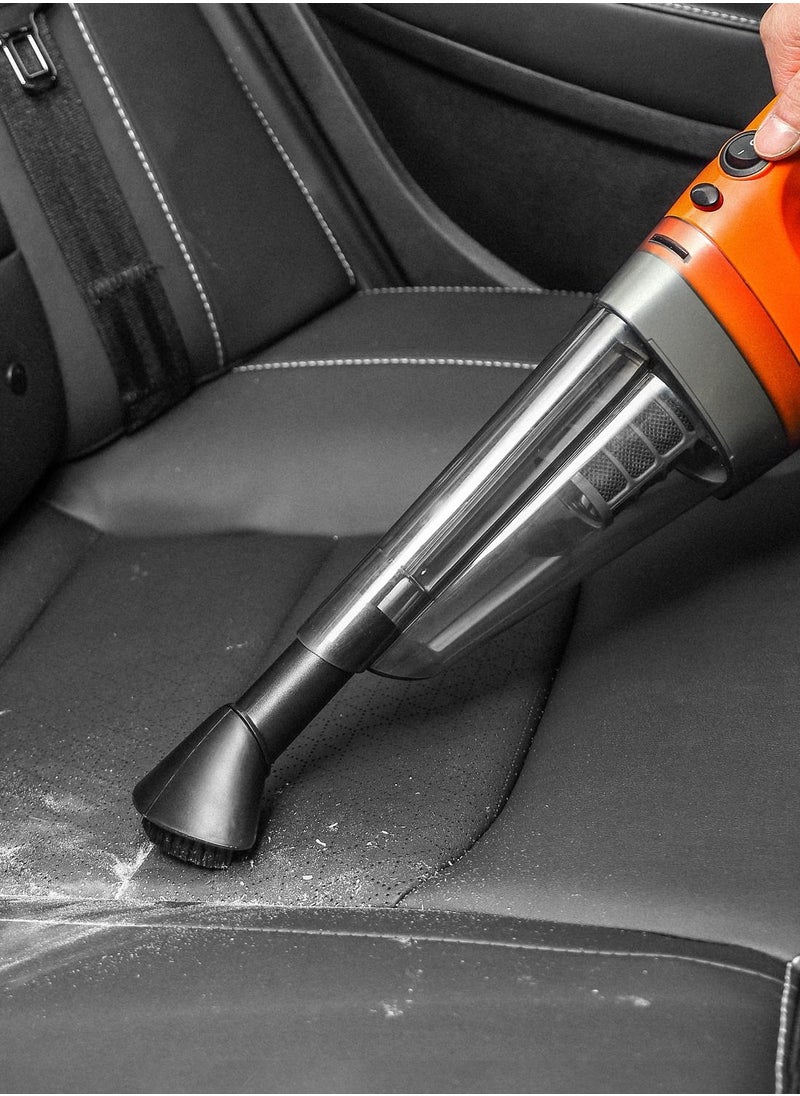 LAWAZIM - Corded Car Vacuum Cleaner - 12V DC - Compact Handheld Auto Vacuum with 150W Motor, 3.5-4kPa Suction, Pro Cyclone System, Washable Filter - Ideal for Car Interiors, Seats, Floors, and Tight Spaces. - Image 1