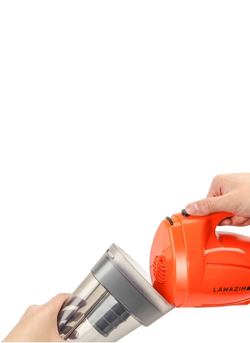 LAWAZIM - Corded Car Vacuum Cleaner - 12V DC - Compact Handheld Auto Vacuum with 150W Motor, 3.5-4kPa Suction, Pro Cyclone System, Washable Filter - Ideal for Car Interiors, Seats, Floors, and Tight Spaces. - Image 1