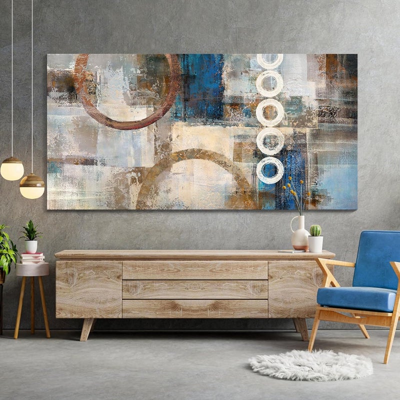 Pogusmavi Abstract Canvas Wall Art - Image 2