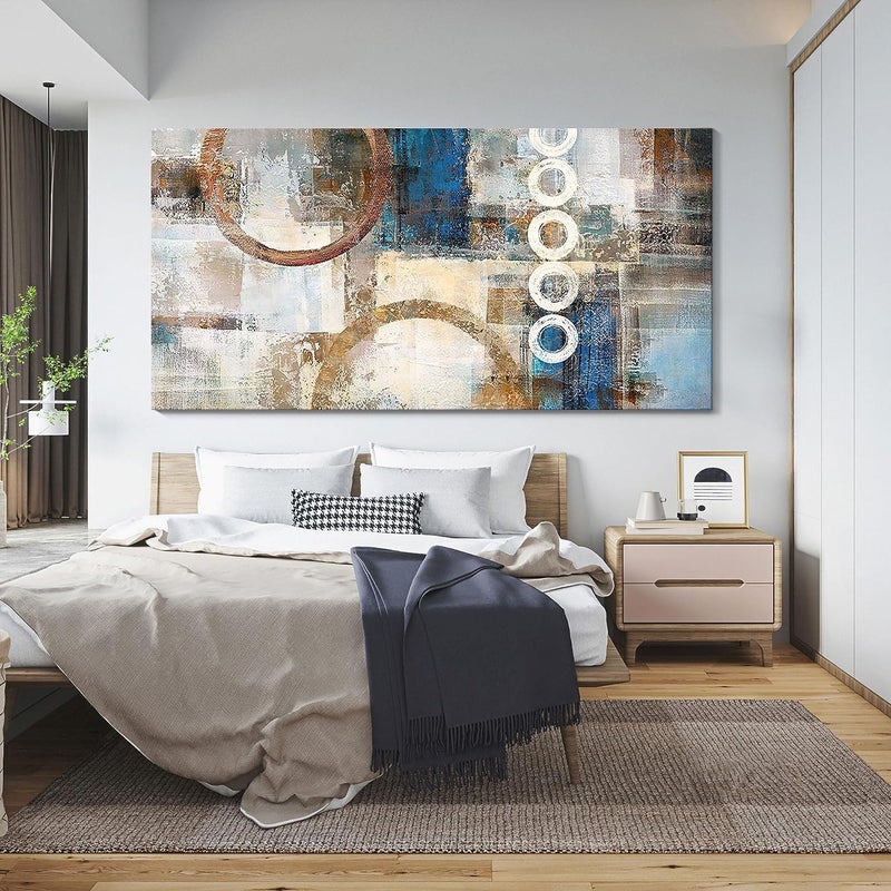 Pogusmavi Abstract Canvas Wall Art - Image 3