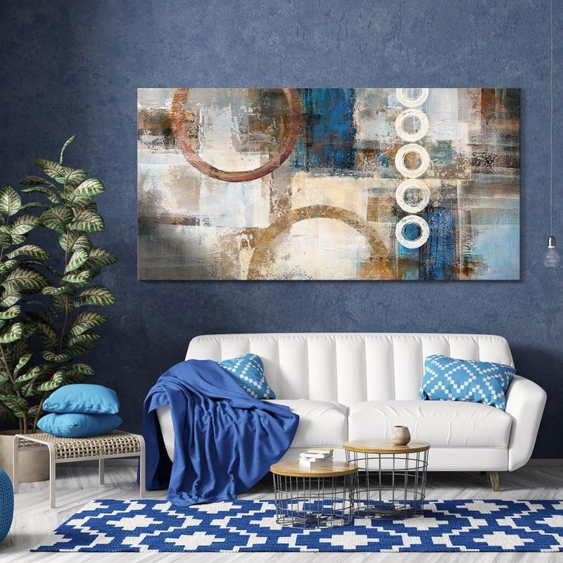Pogusmavi Abstract Canvas Wall Art - Image 5
