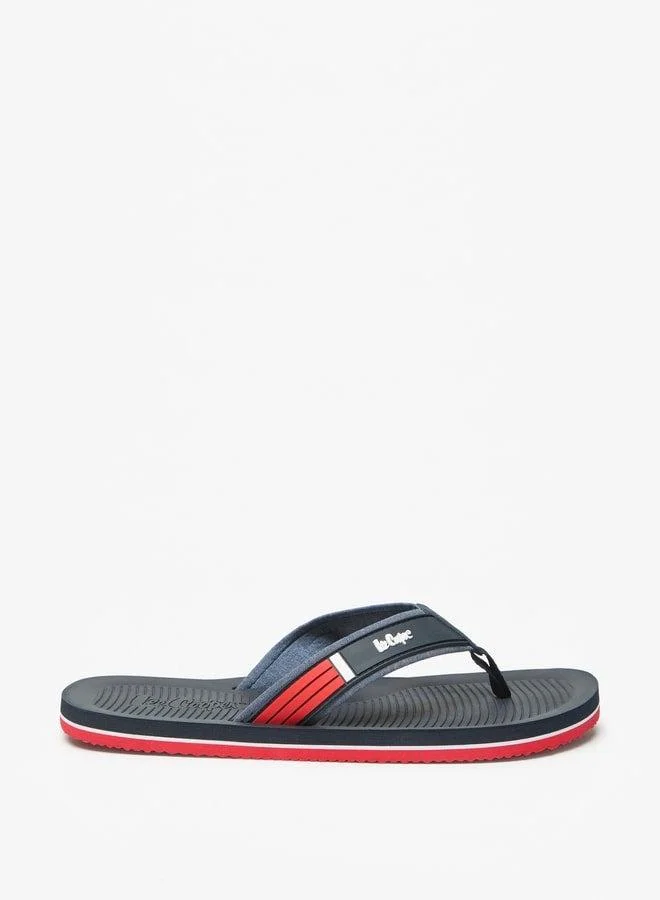 Lee Cooper Men's Logo Detail Thong Slippers