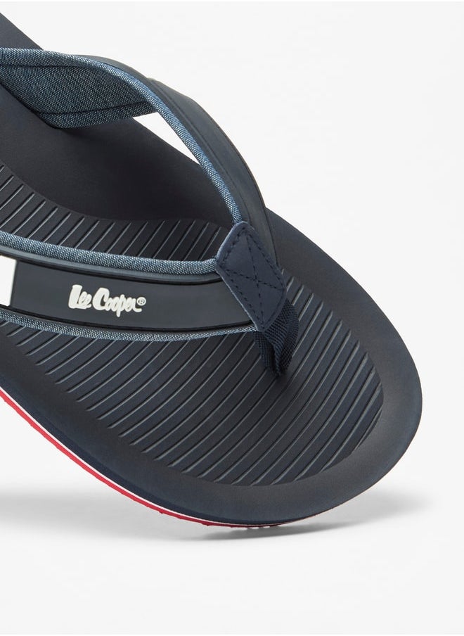 Lee Cooper - Men's Logo Detail Thong Slippers - Image 1