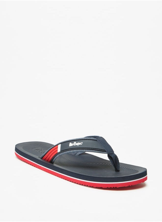 Lee Cooper - Men's Logo Detail Thong Slippers - Image 1