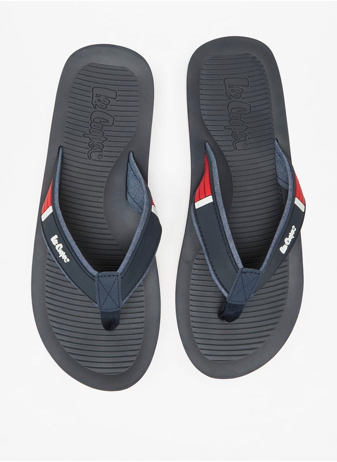 Lee Cooper - Men's Logo Detail Thong Slippers - Image 1