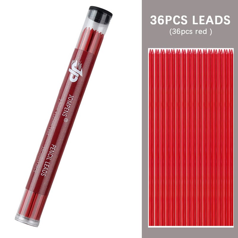 3 Blue Metal Mechanical Pencils 0.7 Mm With 36 Lead Refills Array For Office School Art Supplies - Image 3