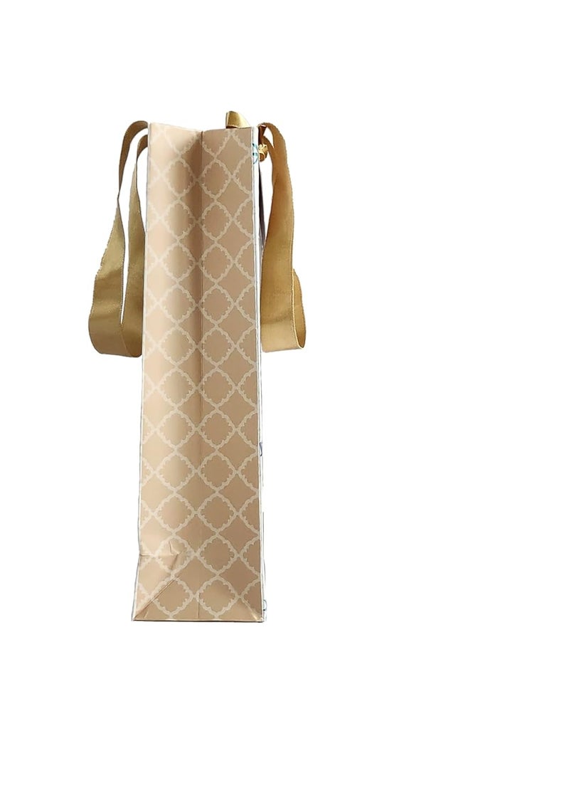Lotus Trunk Luxe Deer Motif Unique Wine Bags for Gifting BirthdayNew YearAnniversary and Holiday Presents Color wine Pack of 5 - Image 3