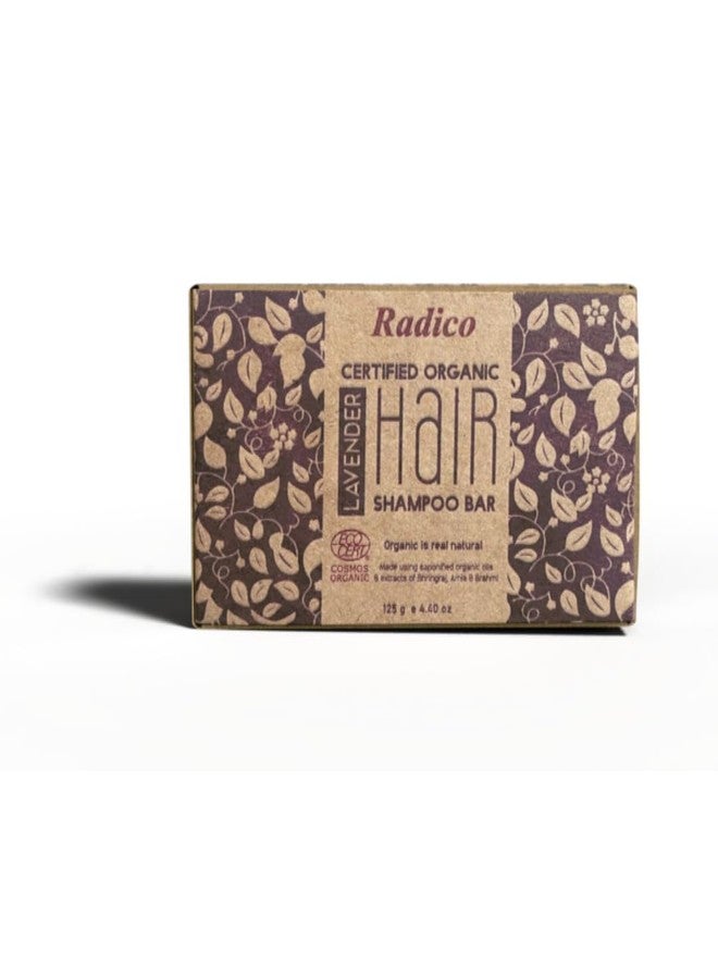 Radico Organic Hair Lavender Shampoo Bar - made with Amla, Bhringraj, Brahmi, Seed Oil and essential oils - 125 gm - Image 4