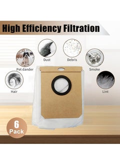 CMGTYYD Replacement Dust Bags for Eufy L50 SES, L60 SES, for Conga Home 10000, 8090 Ultra, 9090 AI, for Haier H9+, Vacuum Cleaner Automatic Airclean Dirt Dispos  - Image 3