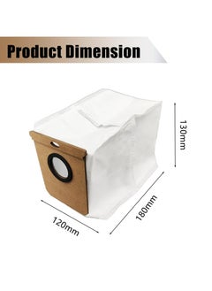 CMGTYYD Replacement Dust Bags for Eufy L50 SES, L60 SES, for Conga Home 10000, 8090 Ultra, 9090 AI, for Haier H9+, Vacuum Cleaner Automatic Airclean Dirt Dispos  - Image 5