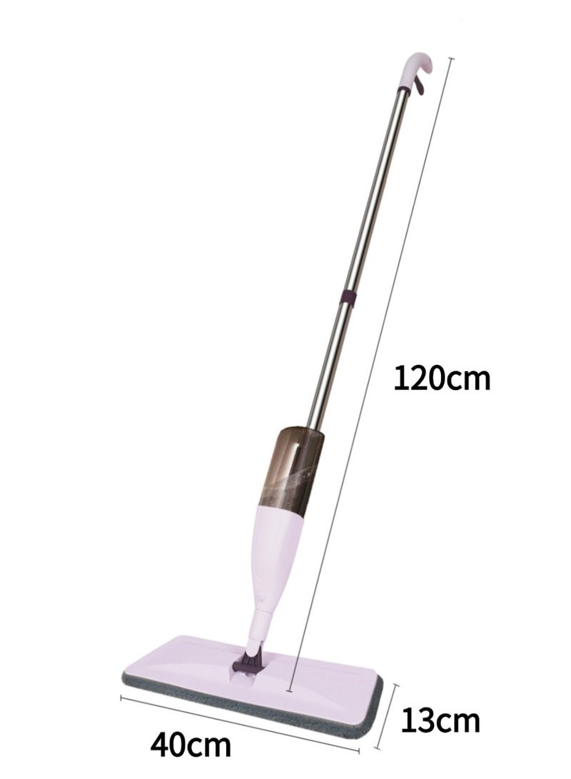 Spray Mop for Floors - 360° Swivel, Self-Cleaning Bucket, Washable Pads, Telescopic Handle - for Tile, Laminate, Wood Floor Cleaning - Includes 3 Microfiber Pads (40*13cm) - Image 4