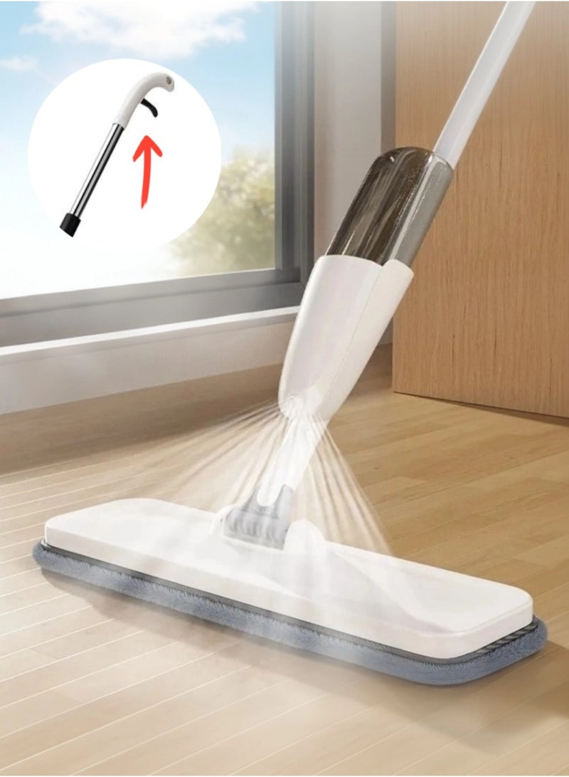 Spray Mop for Floors - 360° Swivel, Self-Cleaning Bucket, Washable Pads, Telescopic Handle - for Tile, Laminate, Wood Floor Cleaning - Includes 3 Microfiber Pads (40*13cm) - Image 2