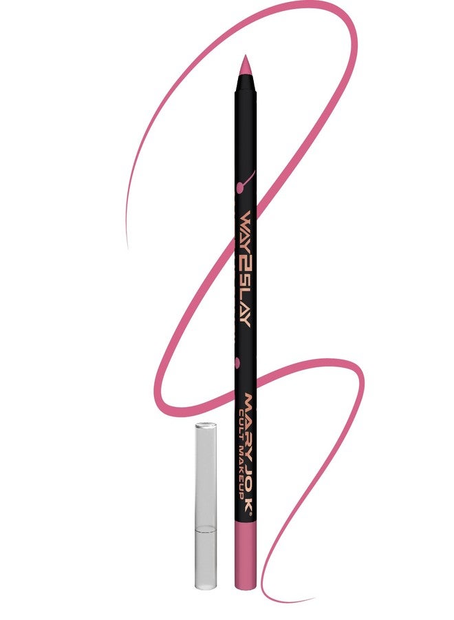 ماري جو كاي قلم تحديد الشفاه غير اللامع من ماري جو كيه | تحديد جريء | تركيبة كريمية غير لامعة | لون غني وكثيف | يدوم طويلاً | طرف دقيق | 1.5 غرام | 04 ديلوكس - Image 1