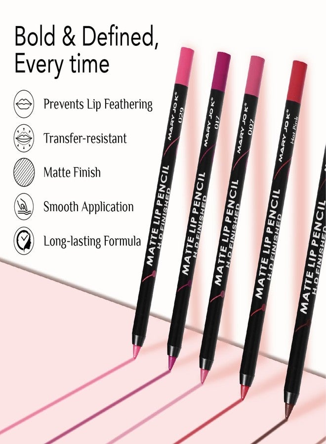 ماري جو كاي قلم تحديد الشفاه غير اللامع من ماري جو كيه | تحديد جريء | تركيبة كريمية غير لامعة | لون غني وكثيف | يدوم طويلاً | طرف دقيق | 1.5 غرام | 04 ديلوكس - Image 2