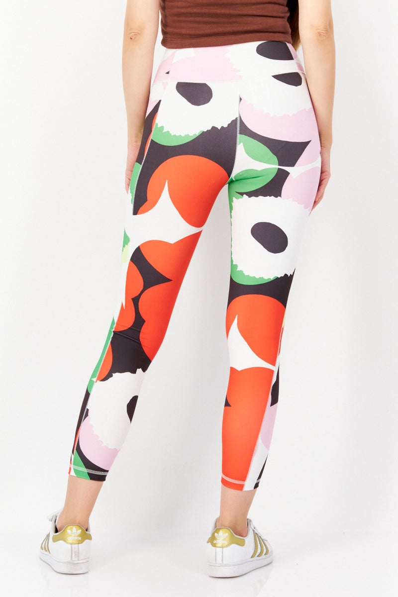 Adidas Women Tight Fit Yoga Tights, Green - Image 3