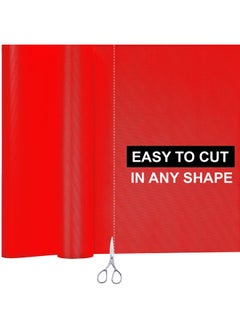 Kuber Industries Kuber Industries Multipurpose Textured Super Strong Anti-Slip Mat Liner 3 Meter Roll (Red) - CTKTC40236  - Image 4