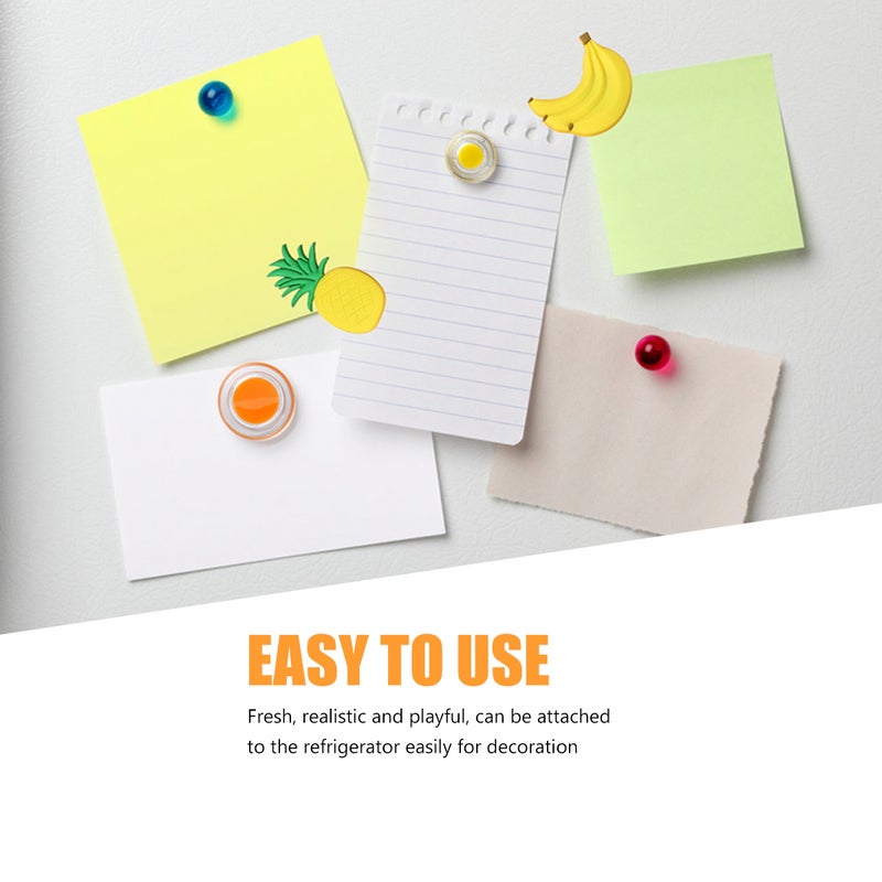 10pcs Refrigerator Magnets Fruit Magnets Kitchen Magnets Fridge Decors - Image 5