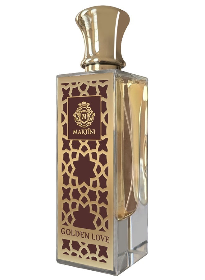 MARTINI Golden Love Unisex Eau de Parfum Sweet Fruity Floral Vanilla Amber Long-Lasting Luxury Perfume 75ml - Image 2