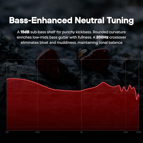 Linsoul Punch Audio Martilo in Ear Monitor, 1 Planar + 2BA + 2DD Hybrid Driver Basshead IEM Earphones, HiFi Wired Earbuds, with Precision Detail for EDM Hip-Hop Monitoring - Image 4