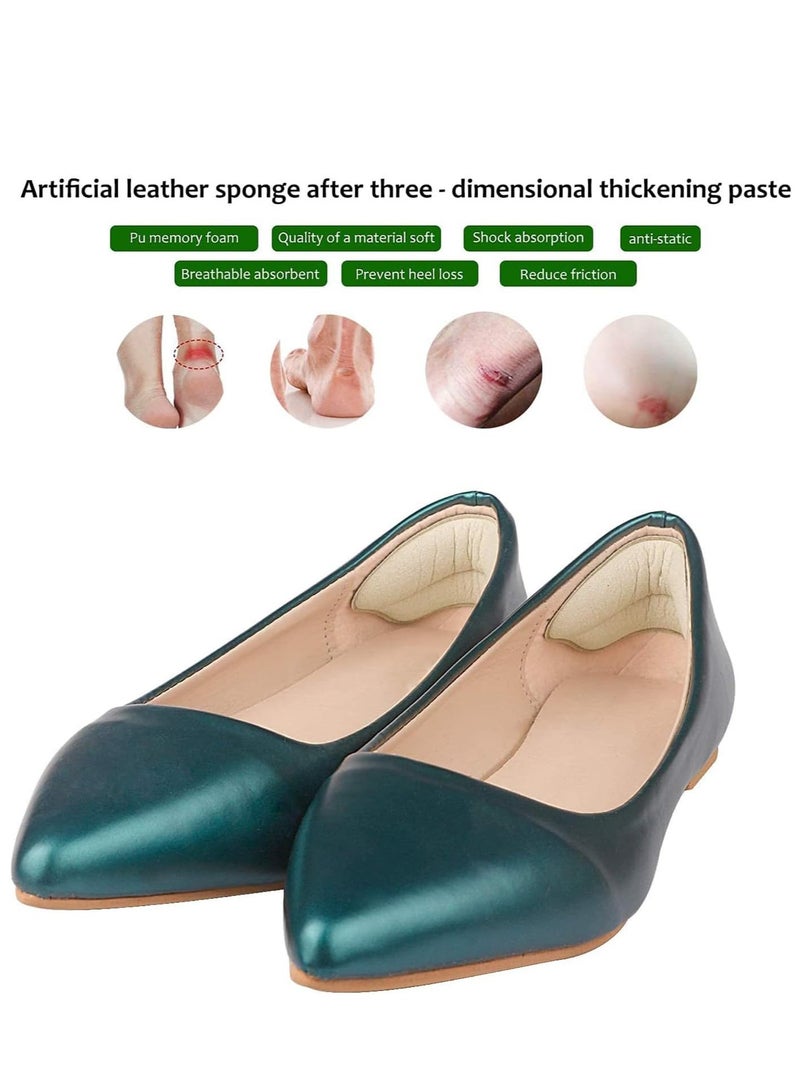 Generic 4 Pairs Heel Grips Liner Cushion Inserts for Loose Shoes, Heel Pads Snugs for Big Shoe Men Women, Filler Improved Shoe Fit and Comfort, Stop Slipping and Blistering  - Image 4